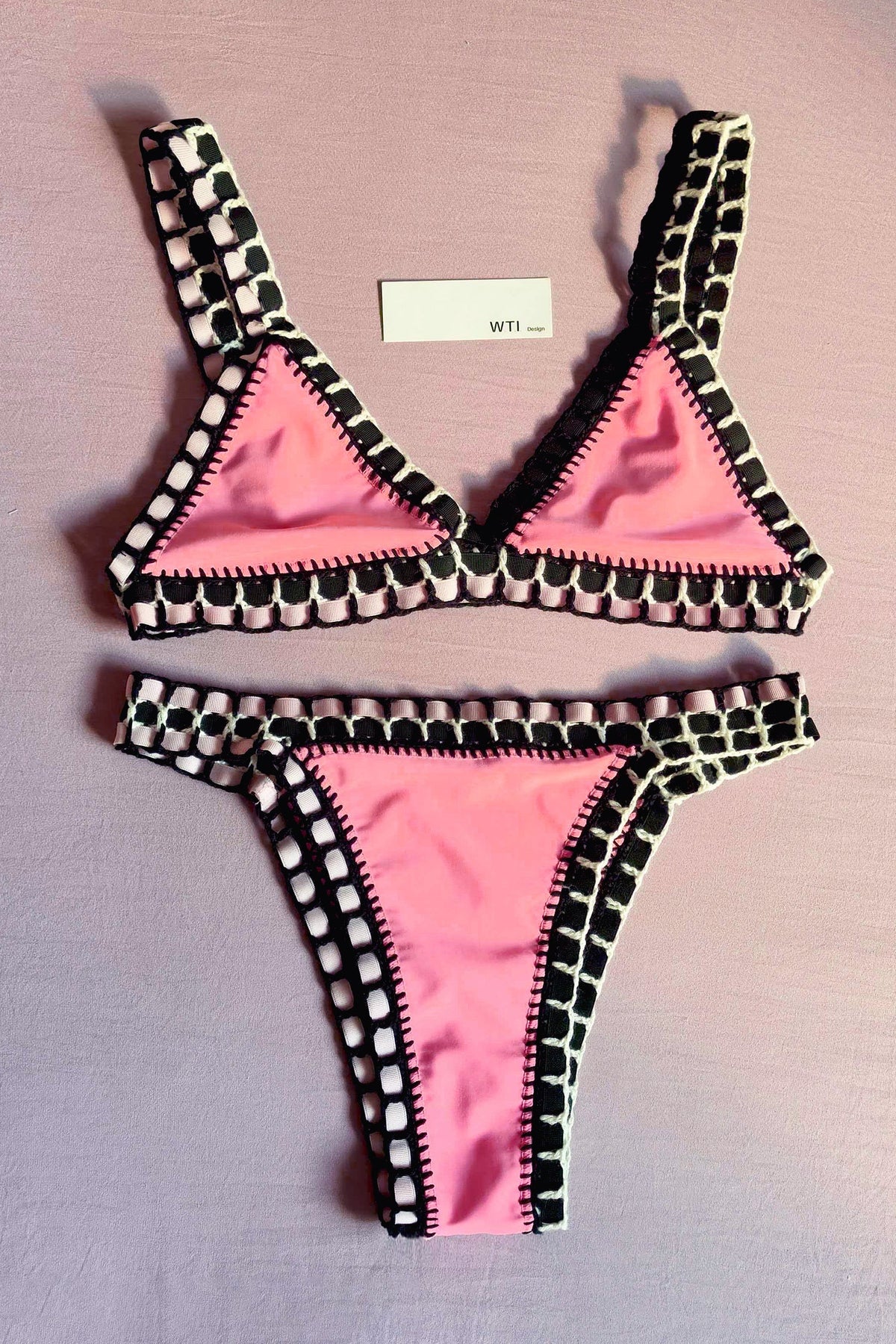 Reversible Neo Crochet Bikini Set