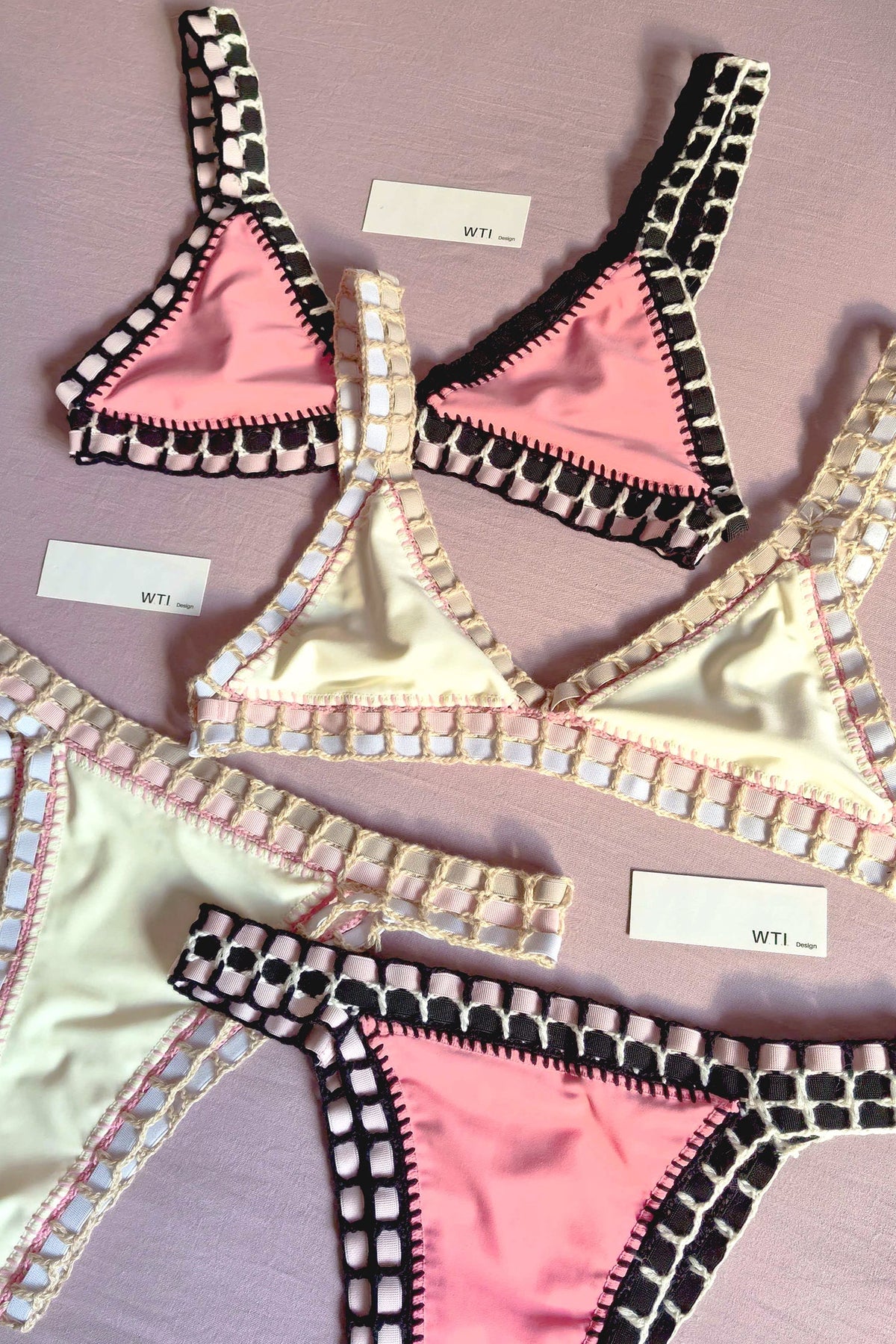 Reversible Neo Crochet Bikini Set