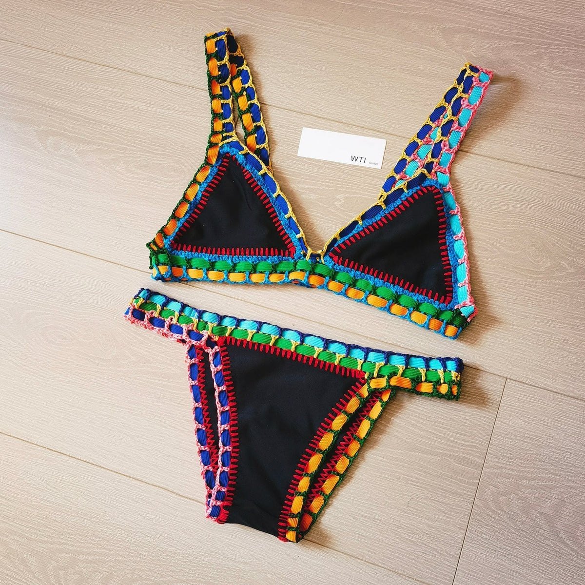 Reversible Neo Crochet Bikini Set