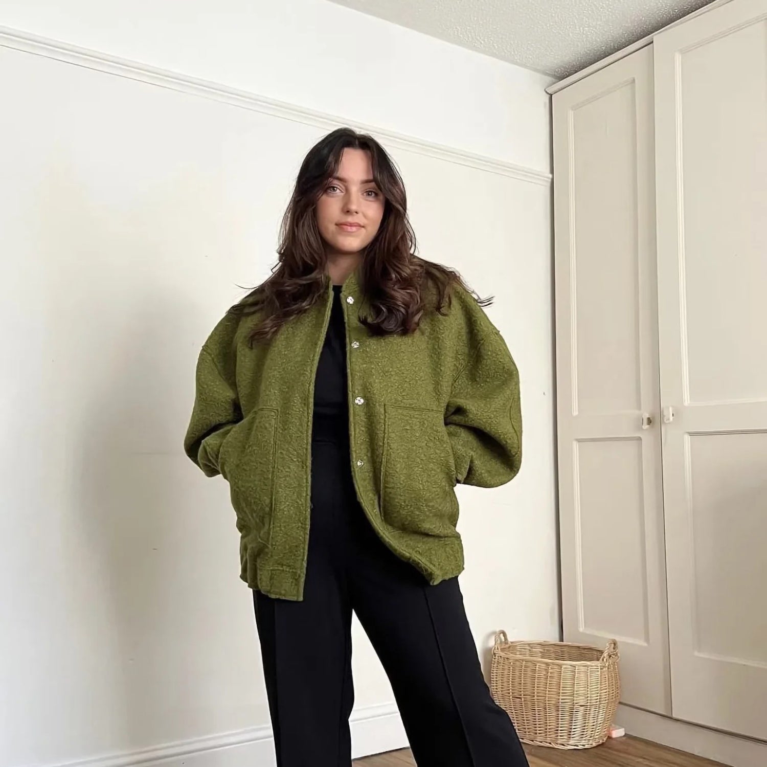 Oversize Stand Up Bomber Jacket – W.T.I. Design