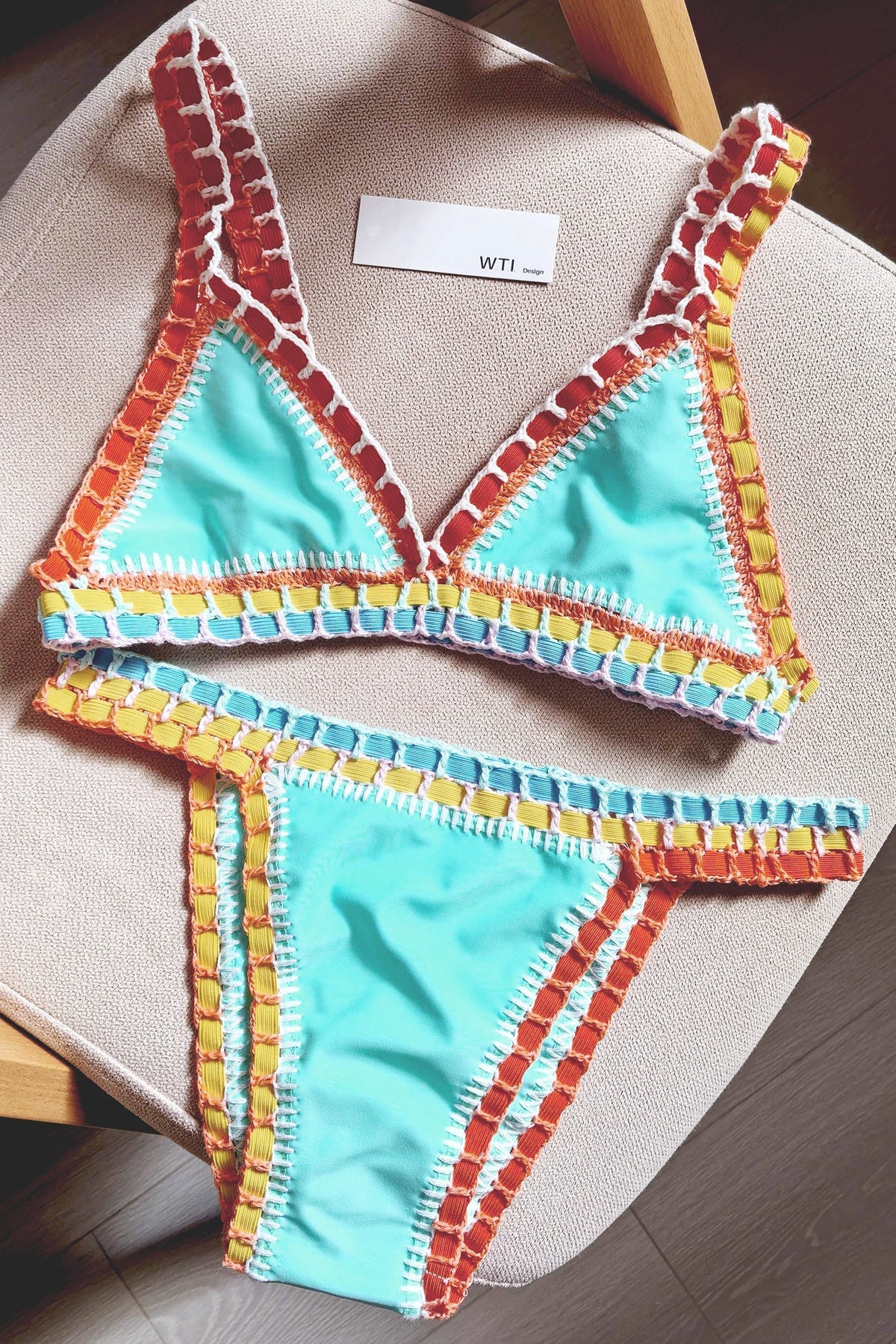 Reversible Neo Crochet Bikini Set