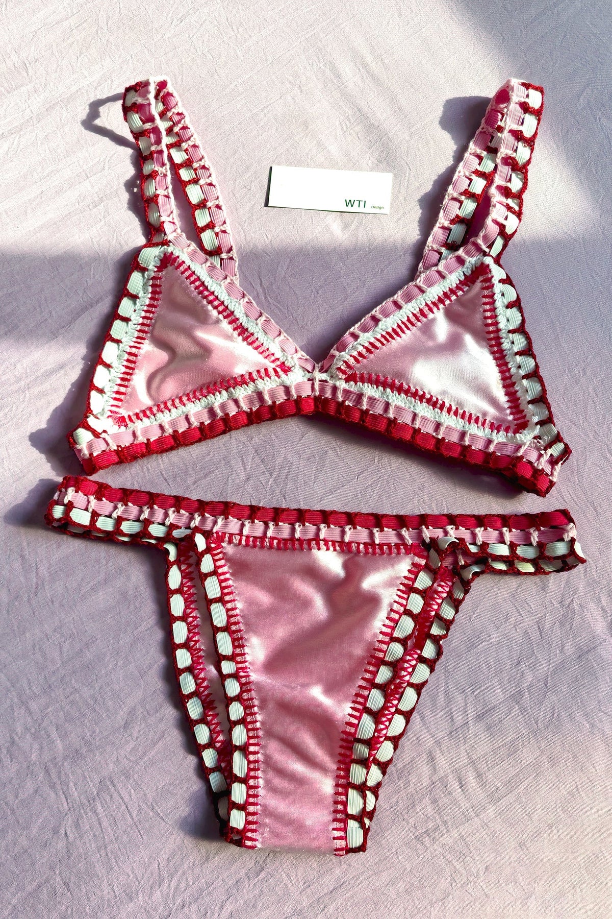 Reversible Neo Crochet Bikini Set