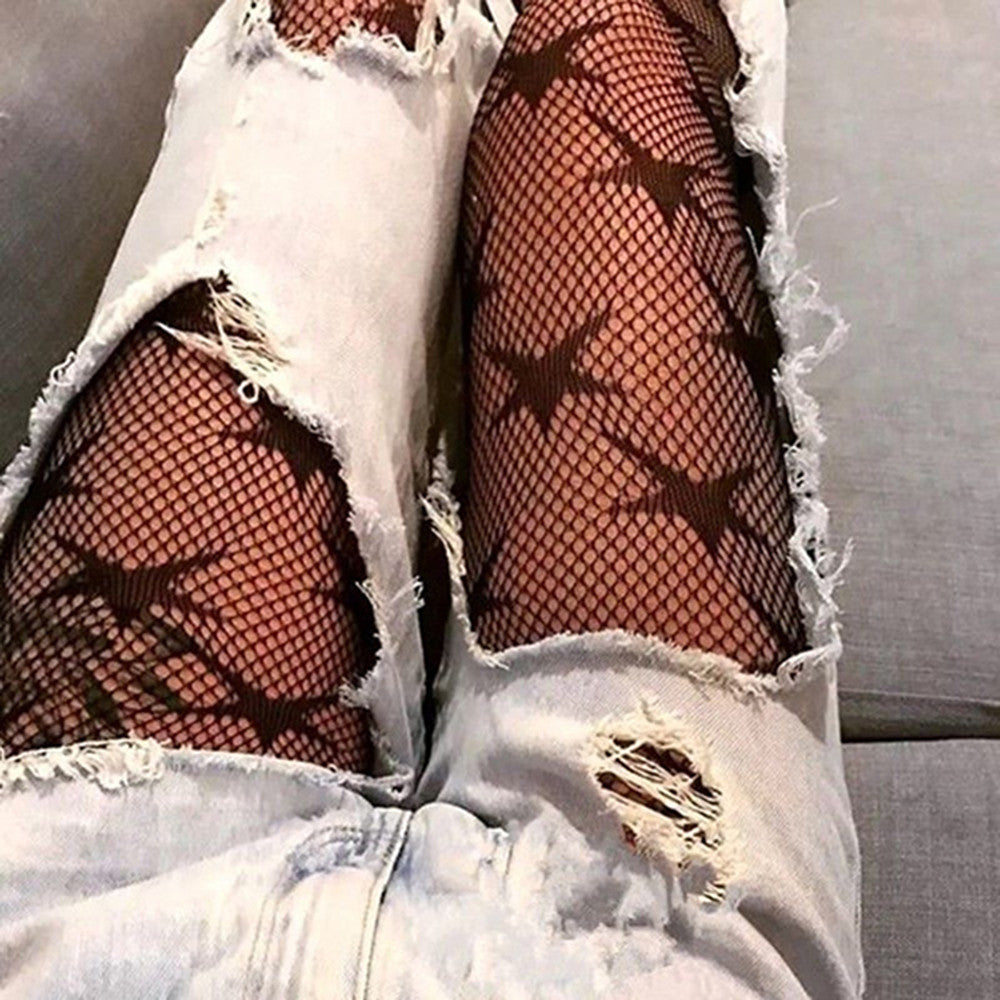 Star Fishnet Stockings Pantyhose Fishnet Tights – W.T.I. Design