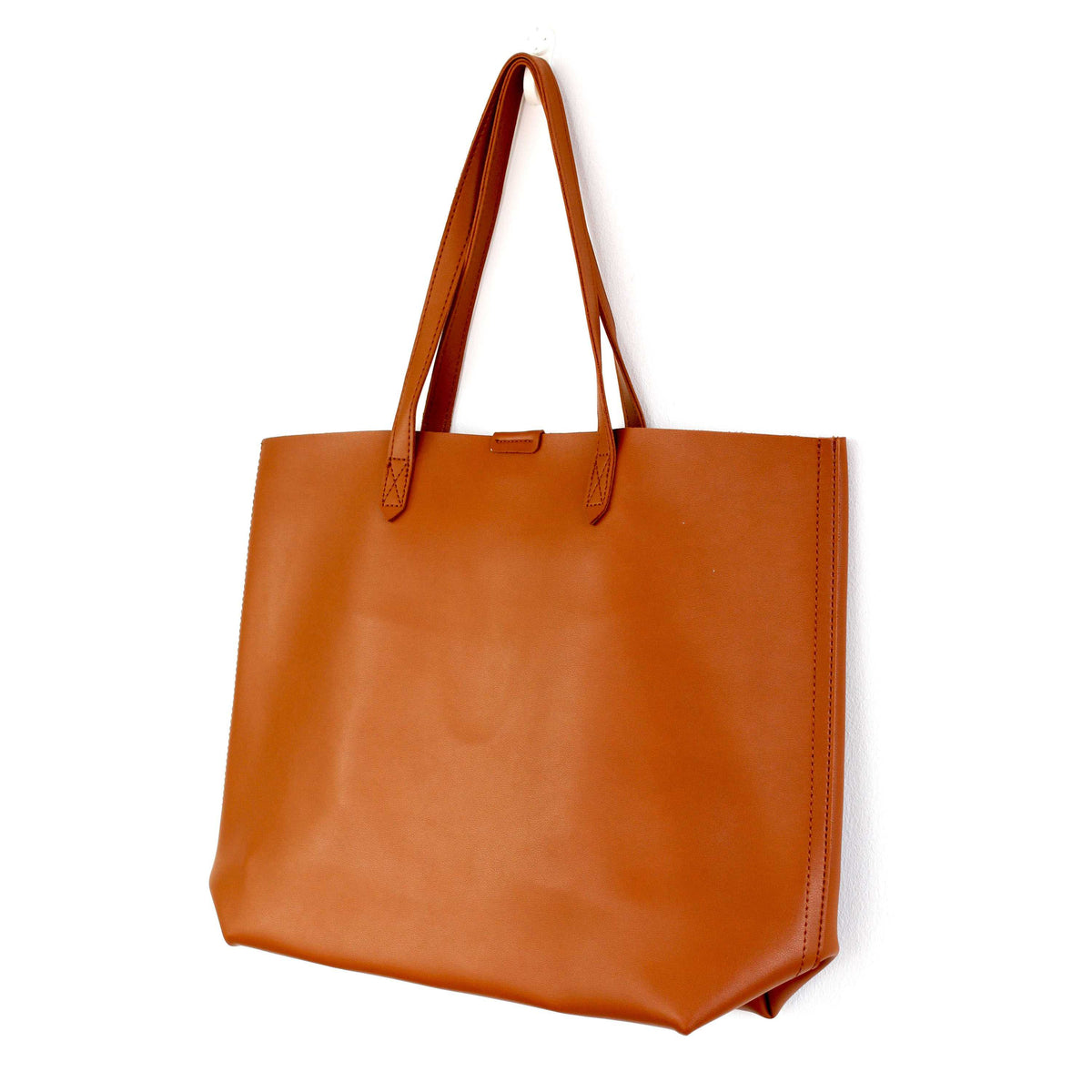 Oversized Tote Bag - Burnt Orange - worthtryit.com