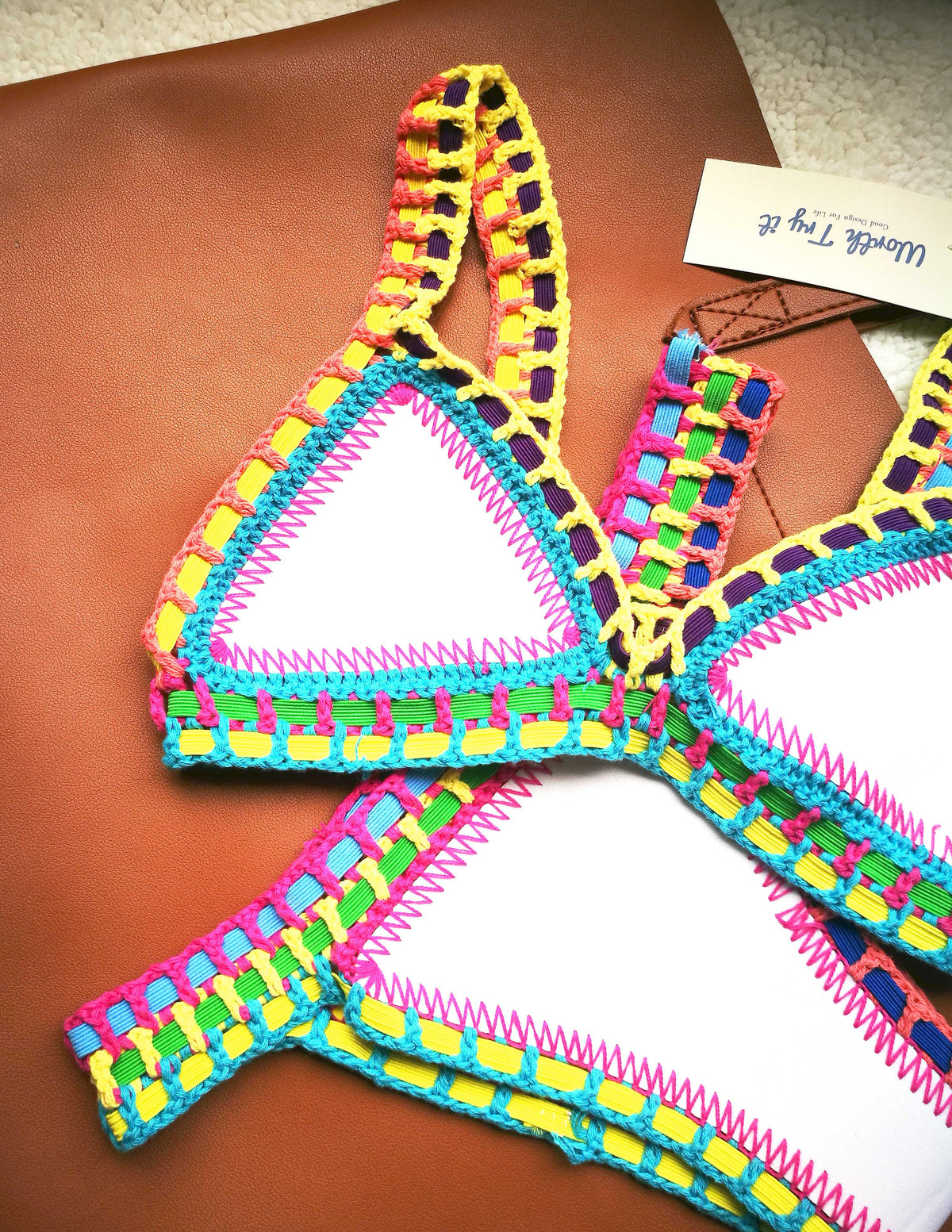 Reversible Handmade Neo Crochet Bikini Suit - worthtryit.com