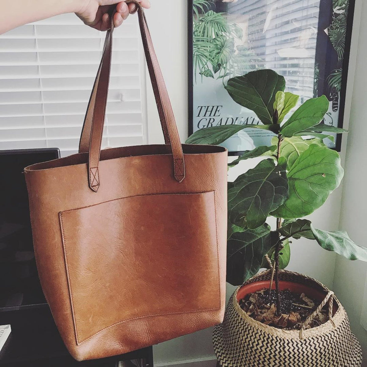 Leather Tote Bag