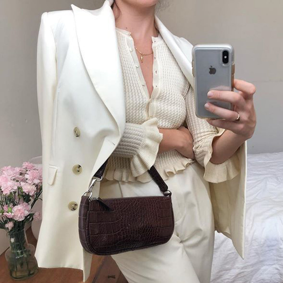 Vintage Leather Rachel Bag - worthtryit.com