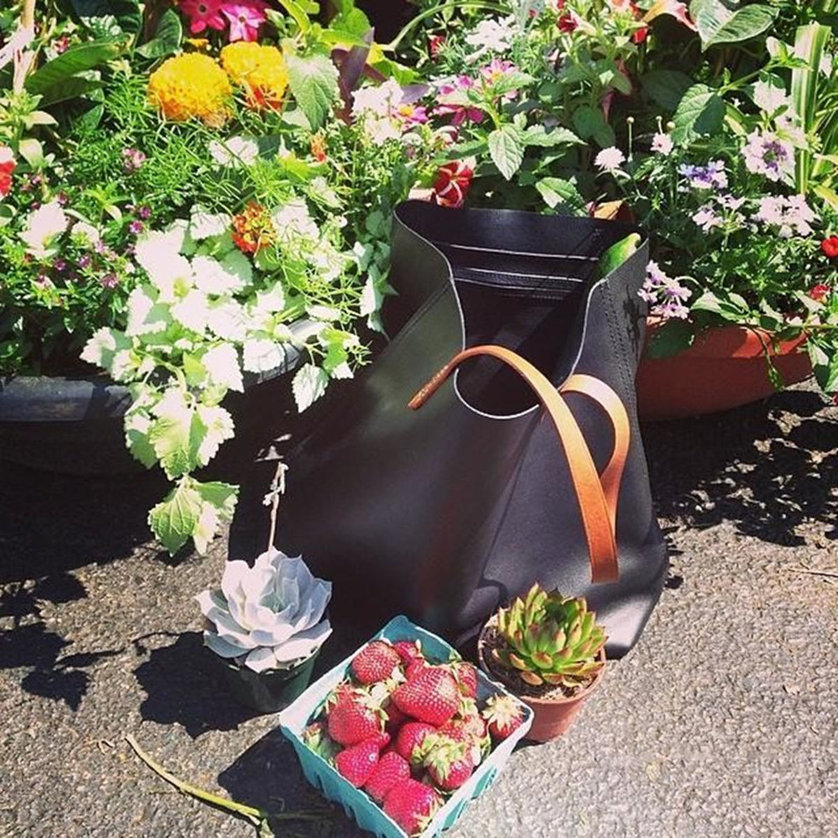 Oversized Tote Bag - Burnt Orange - worthtryit.com