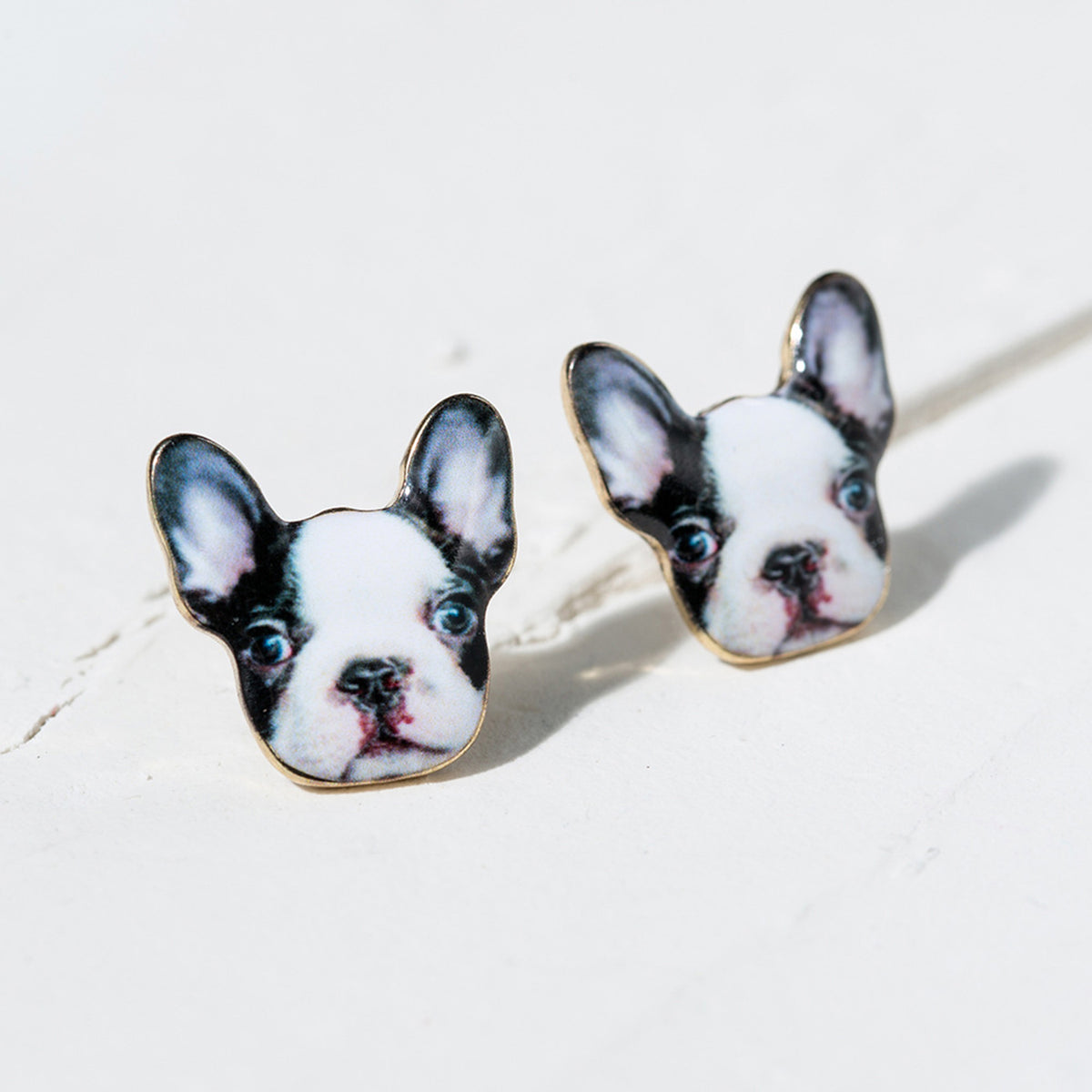 Cute Puppy Earrings Ear Studs - worthtryit.com