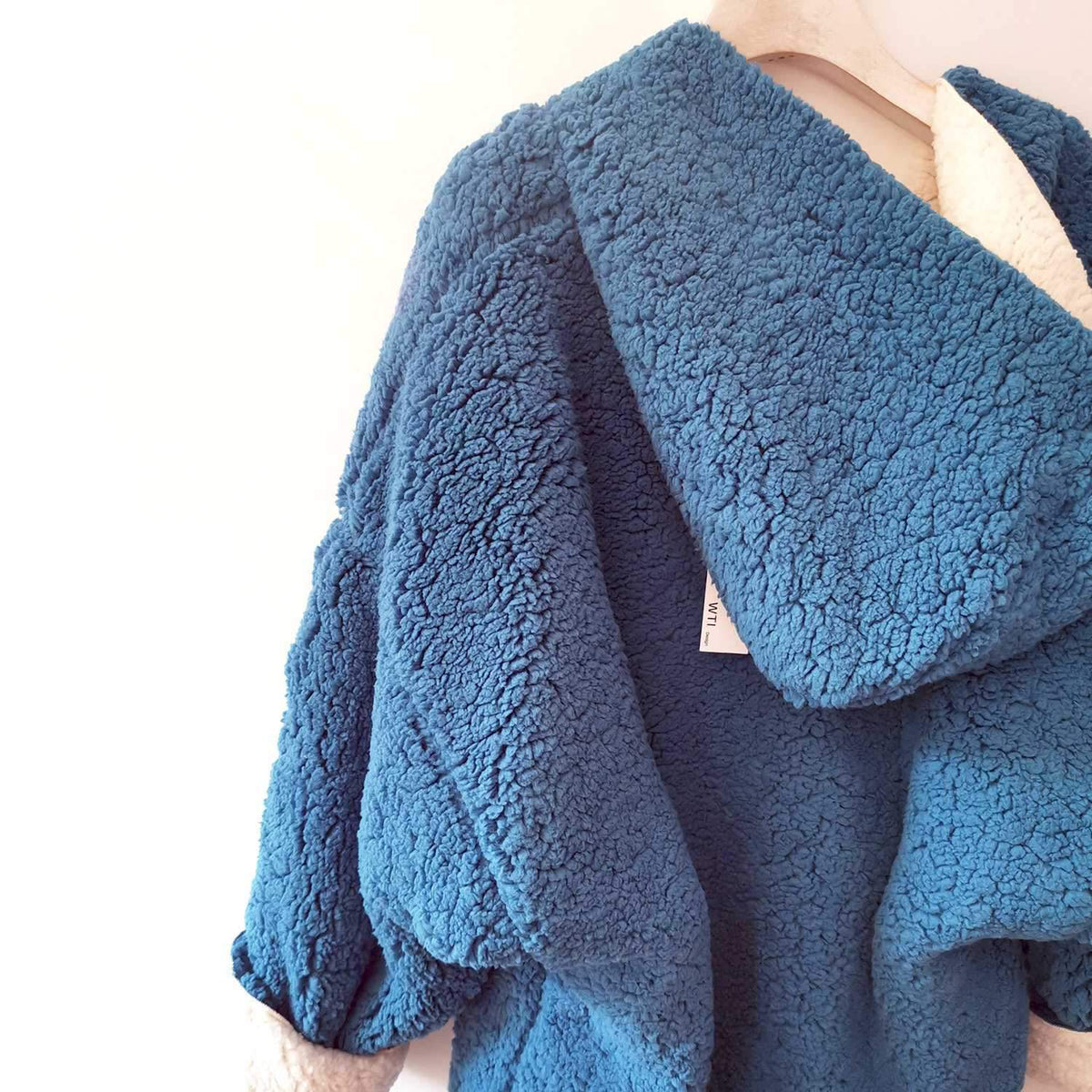 Reversible Faux fur Hoodie Coat Fuzzy Jacket - worthtryit.com
