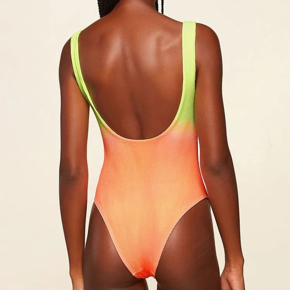 Ombre Rib One Piece Swimsuit