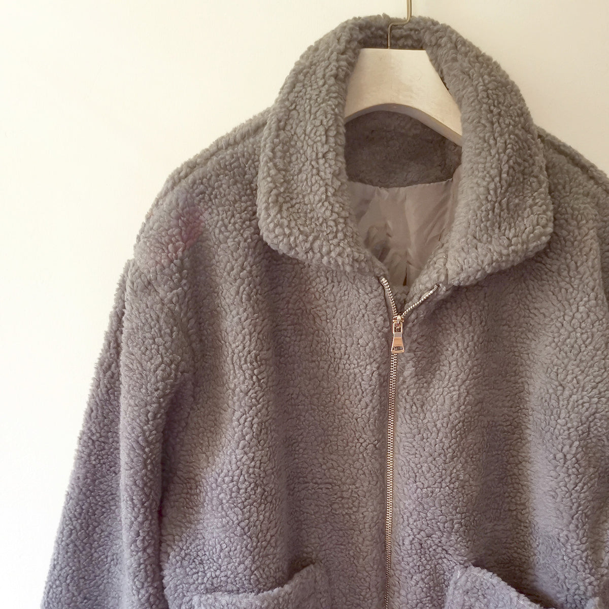 Oversize Faux Fur Fuzzy Jacket - worthtryit.com
