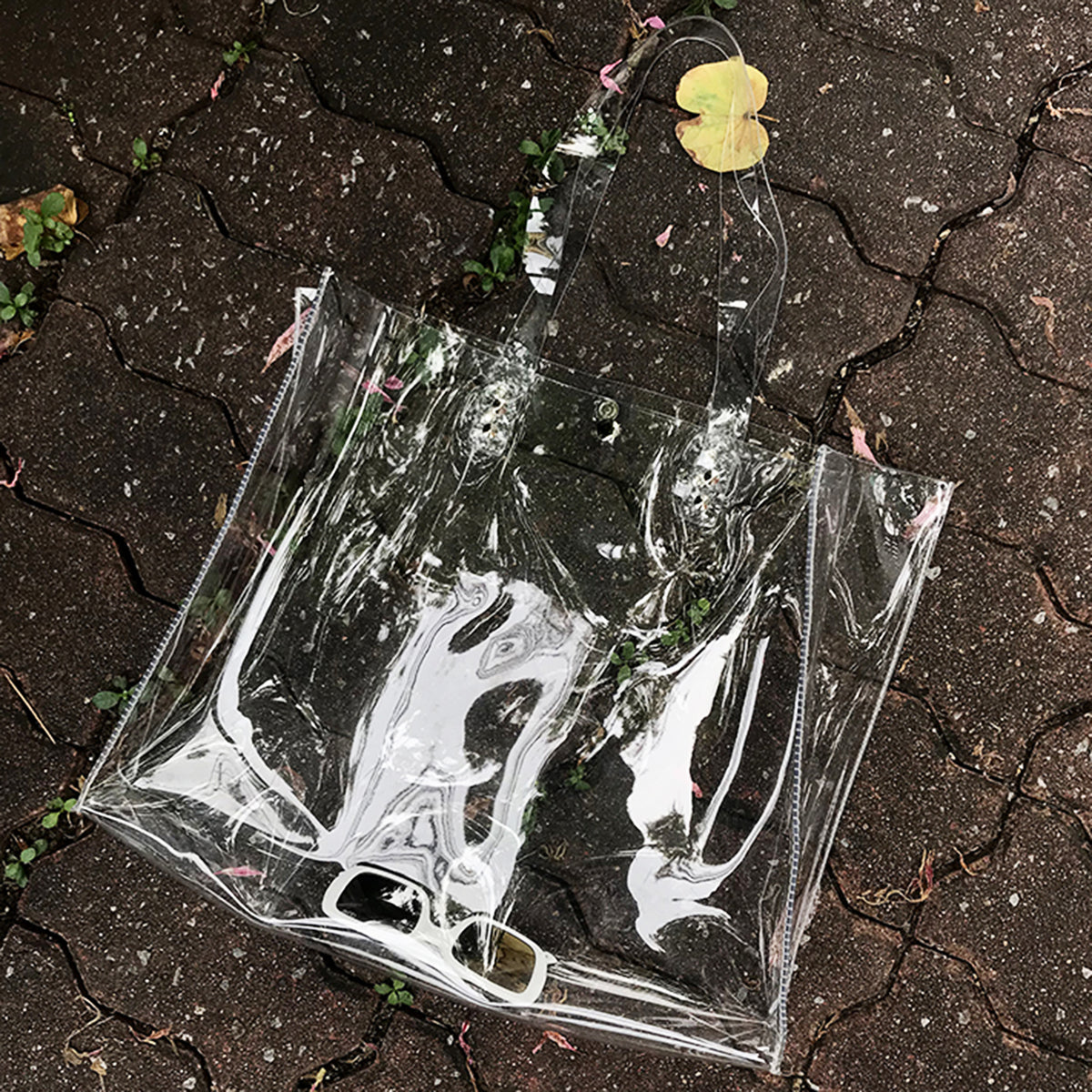 Oversized Clear Transparent Shopping Bag - worthtryit.com