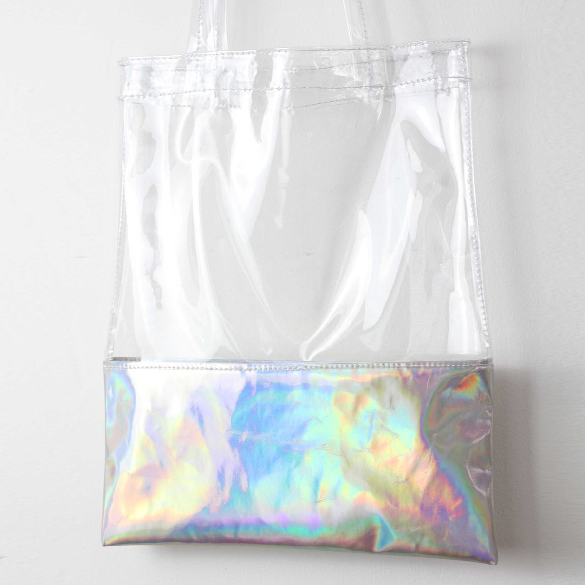 Laser Transparent Beach Tote Bag - worthtryit.com