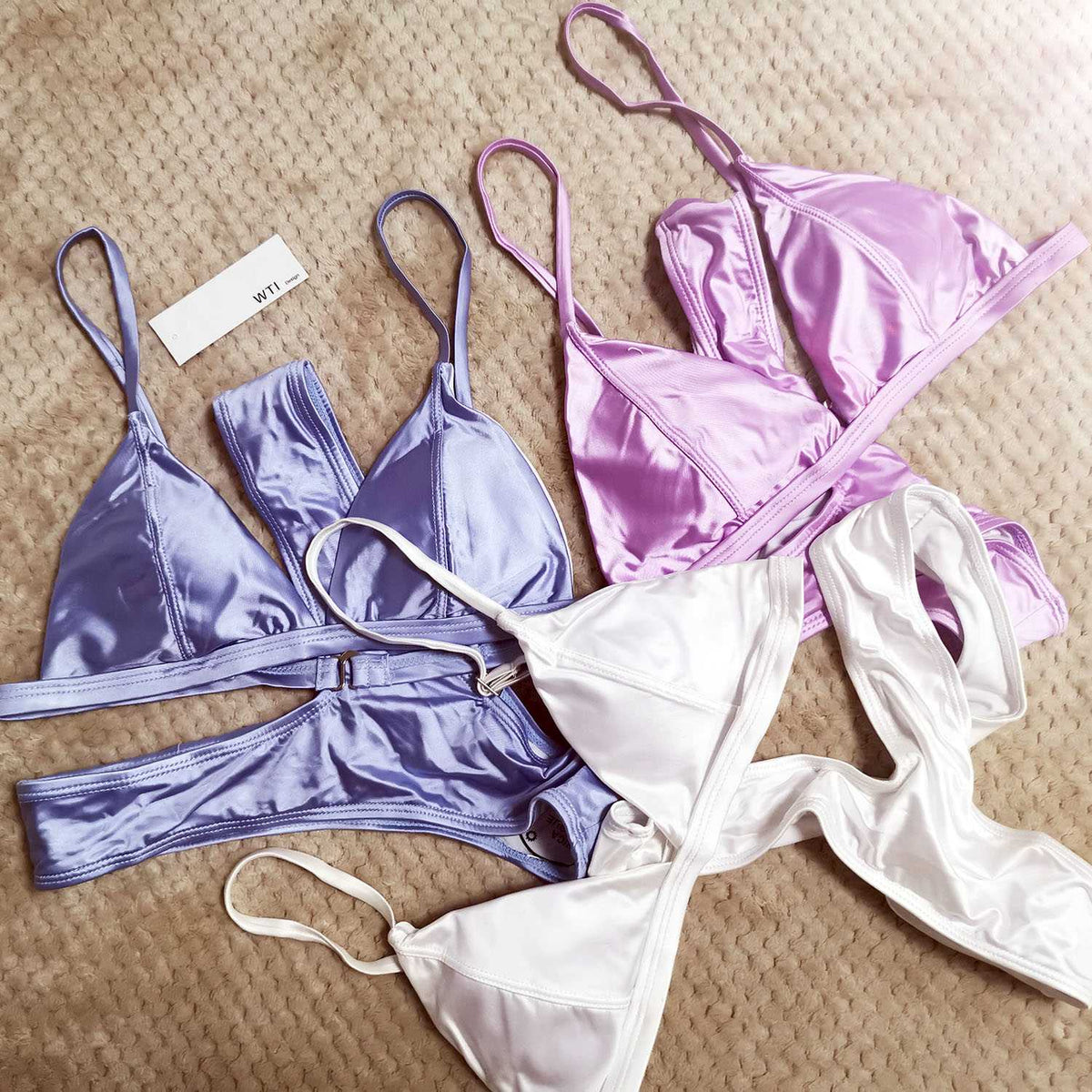 Classic Triangle High Cut Bikini Set - worthtryit.com