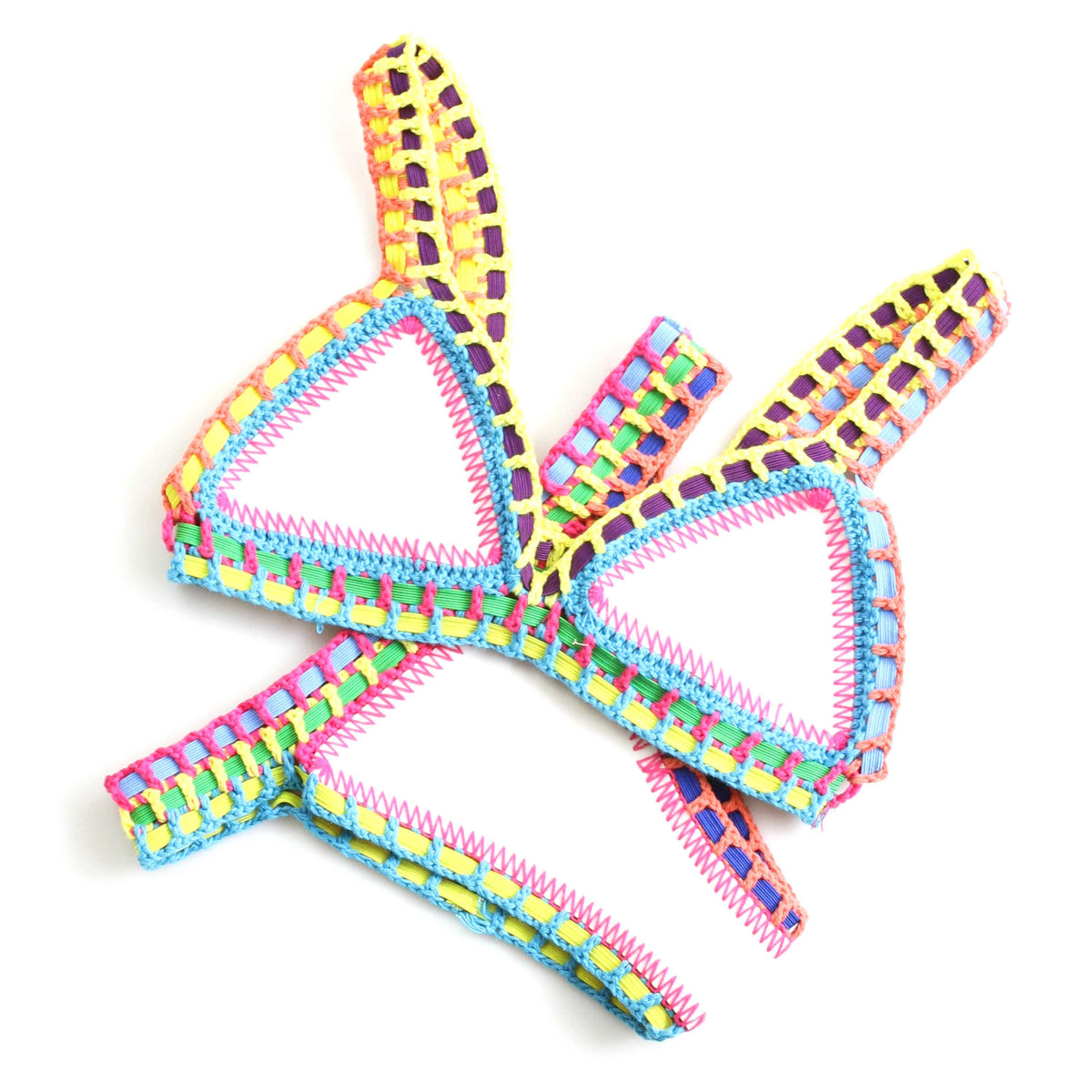 Reversible Handmade Neo Crochet Bikini Suit - worthtryit.com