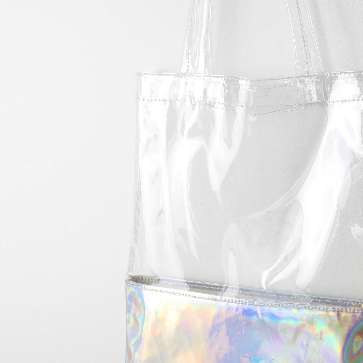 Laser Transparent Beach Tote Bag - worthtryit.com