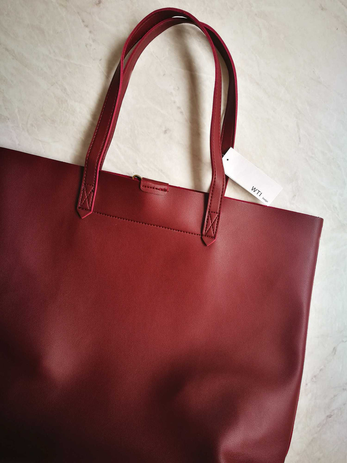 Oversized Tote Bag - Burnt Orange - worthtryit.com