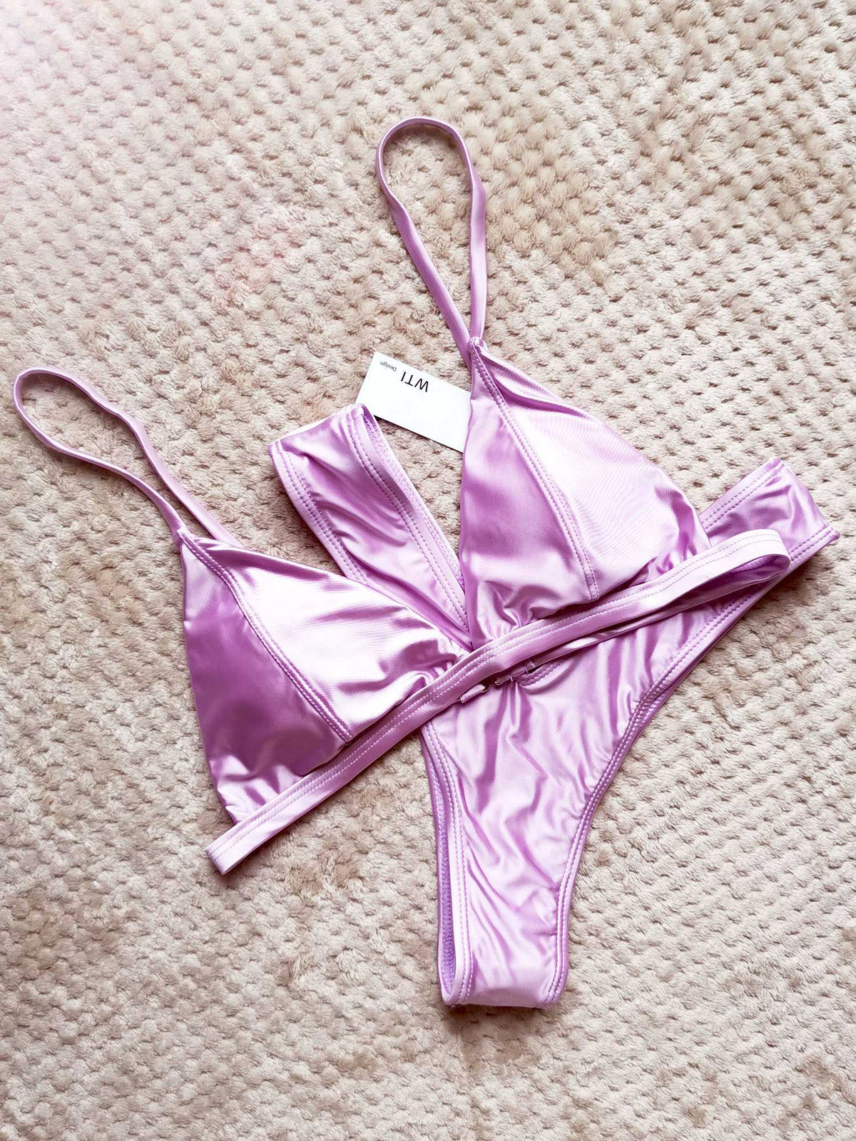 Classic Triangle High Cut Bikini Set - worthtryit.com