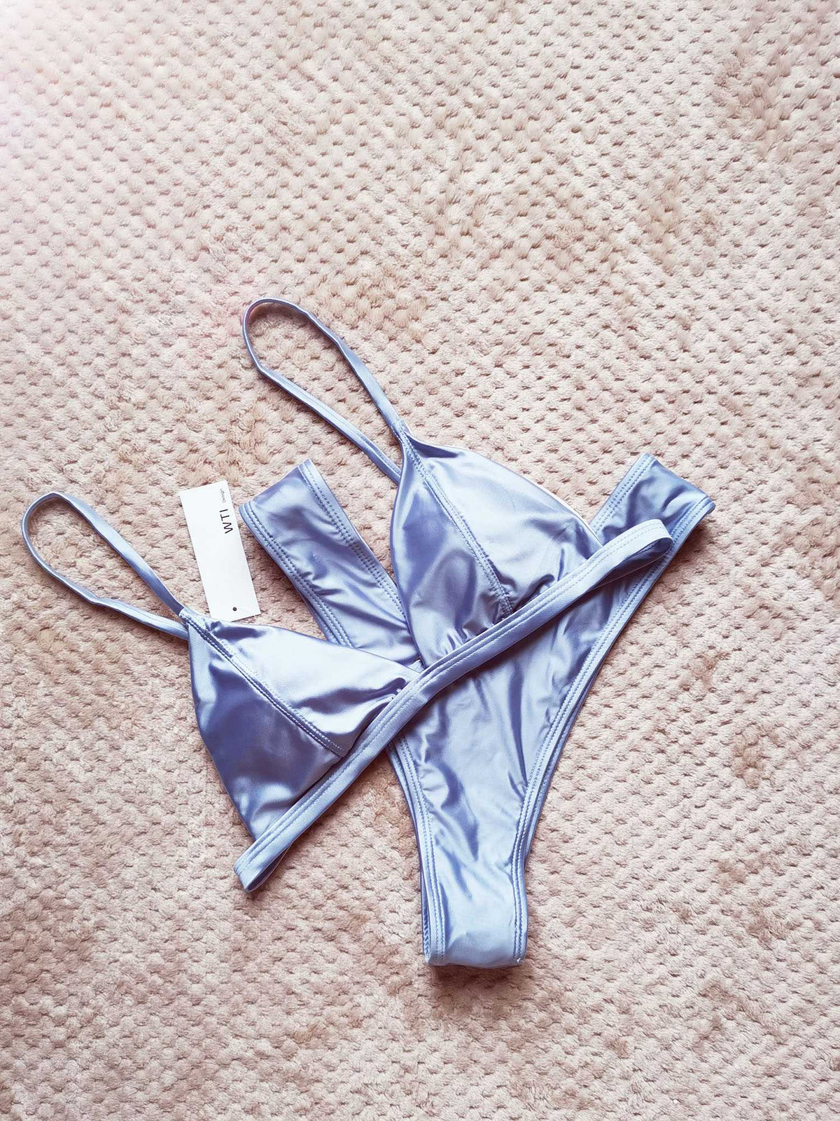 Classic Triangle High Cut Bikini Set - worthtryit.com