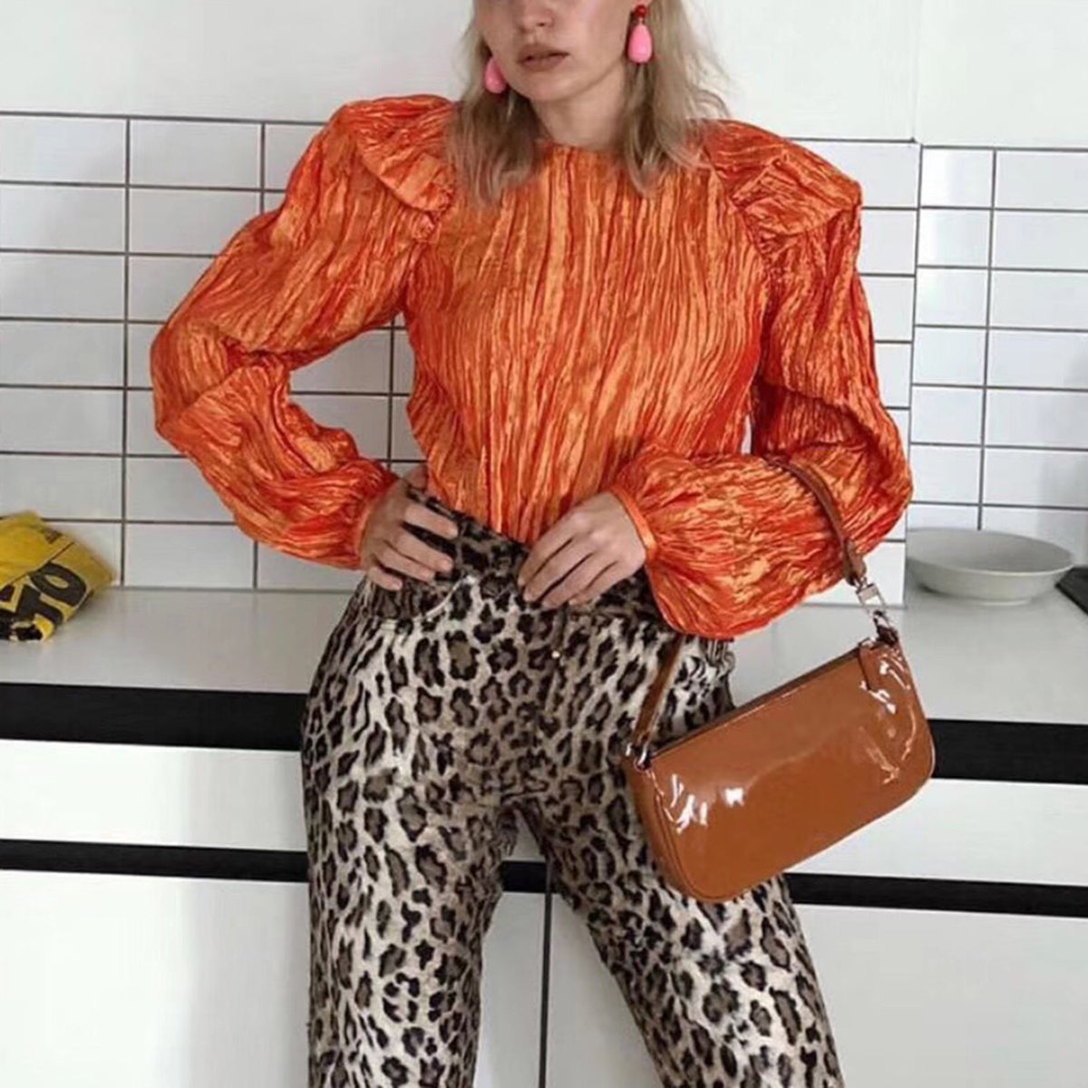 Vintage Leather Rachel Bag - worthtryit.com