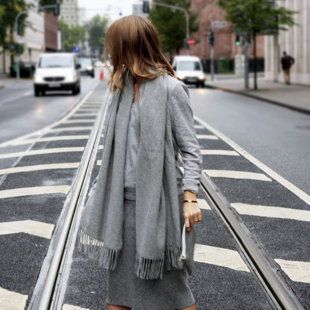 Solid Color Tassel Scarf - worthtryit.com