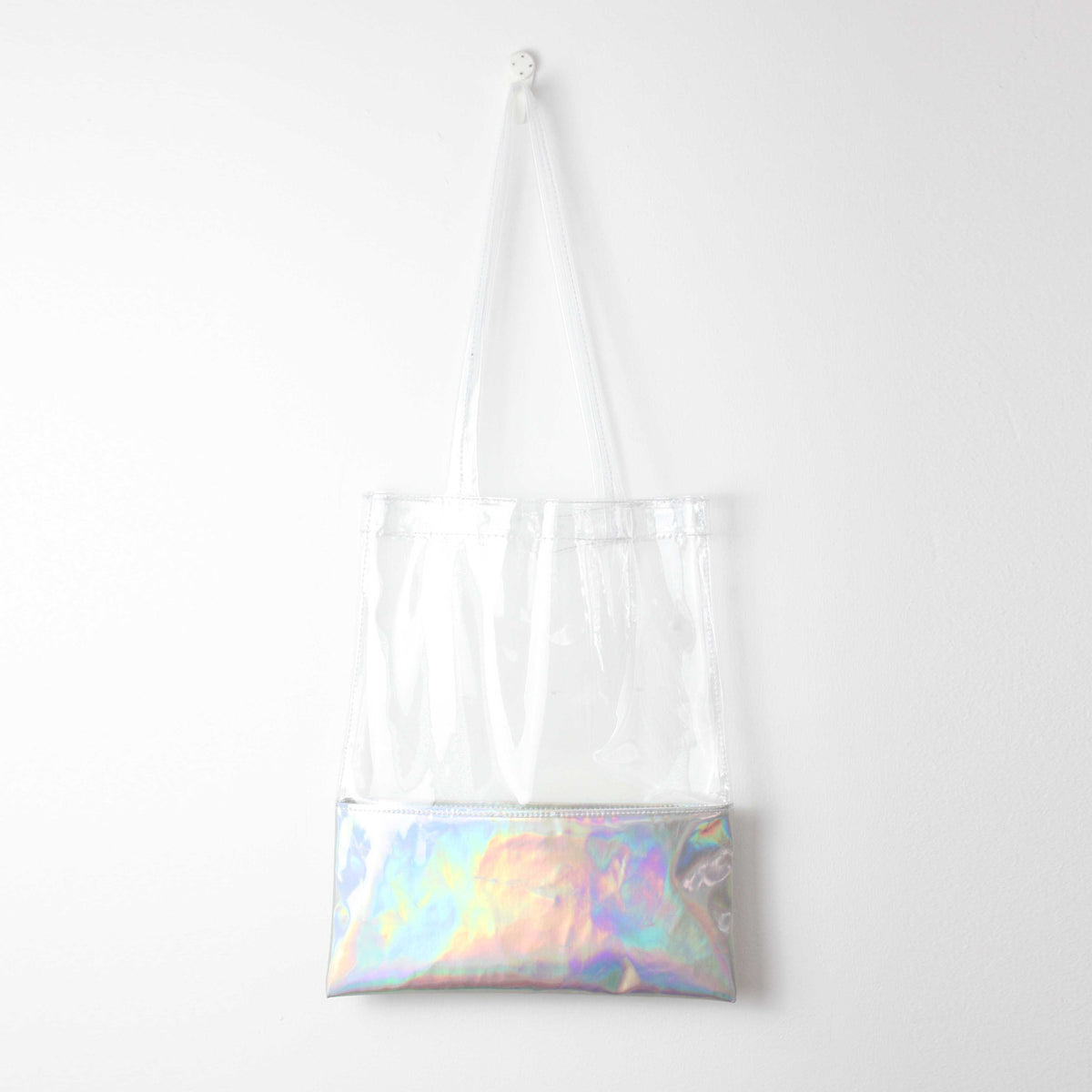 Laser Transparent Beach Tote Bag - worthtryit.com