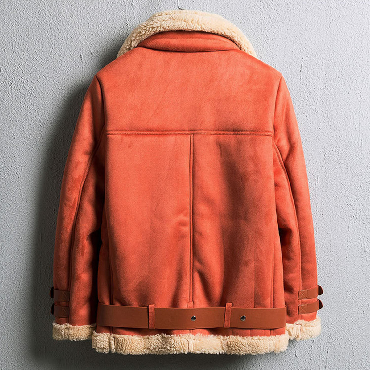 Oversized Faux Fur Moto Bike Jacket - worthtryit.com