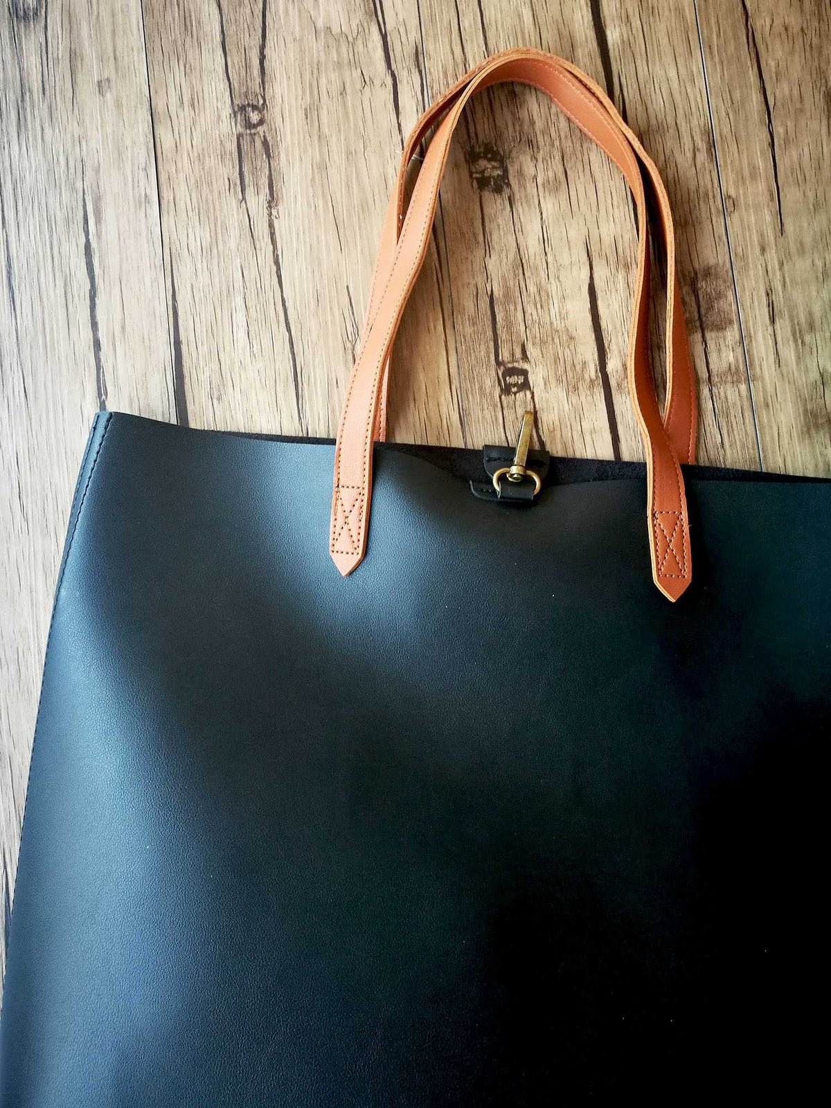 Oversized Tote Bag - Burnt Orange - worthtryit.com