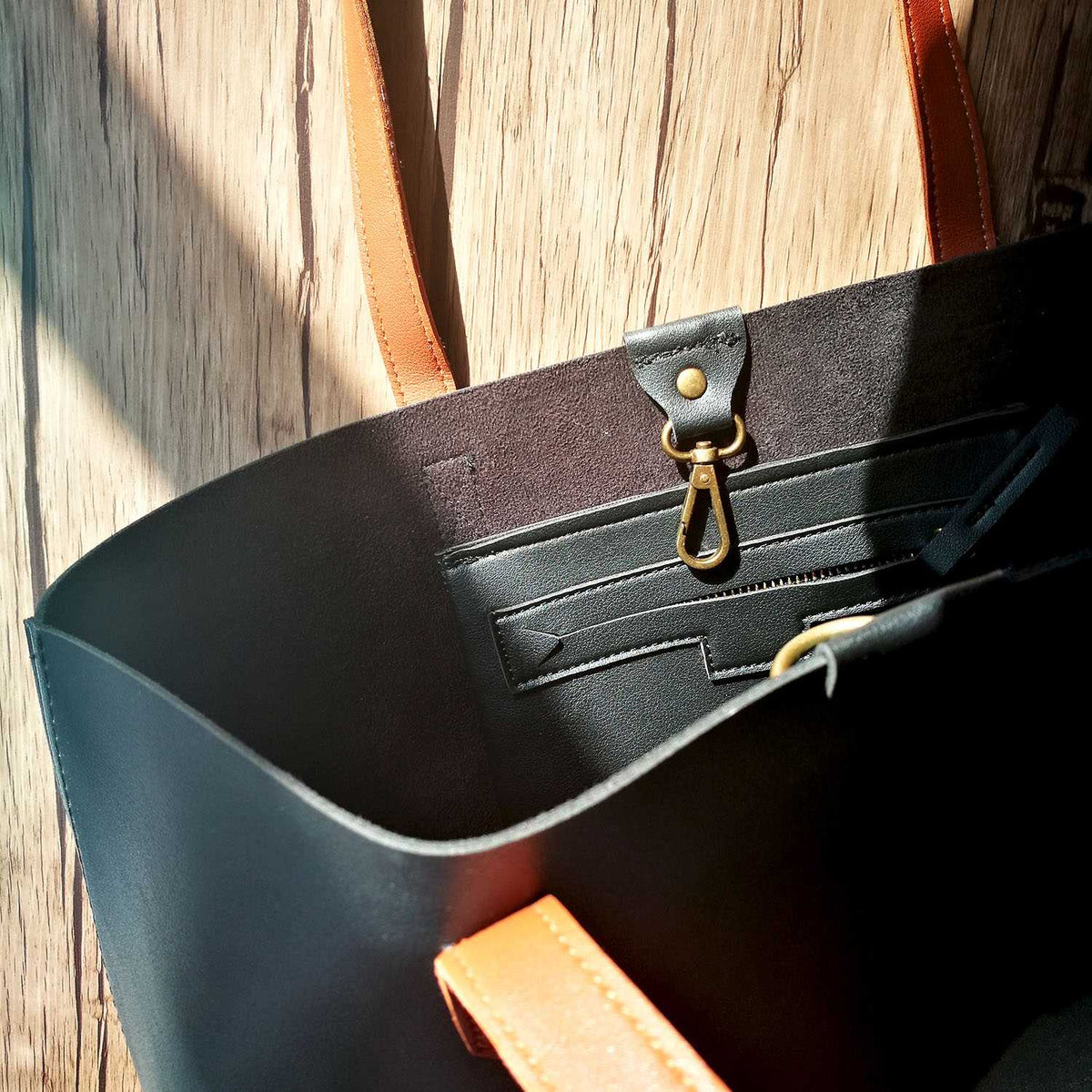 Oversized Tote Bag - Burnt Orange - worthtryit.com