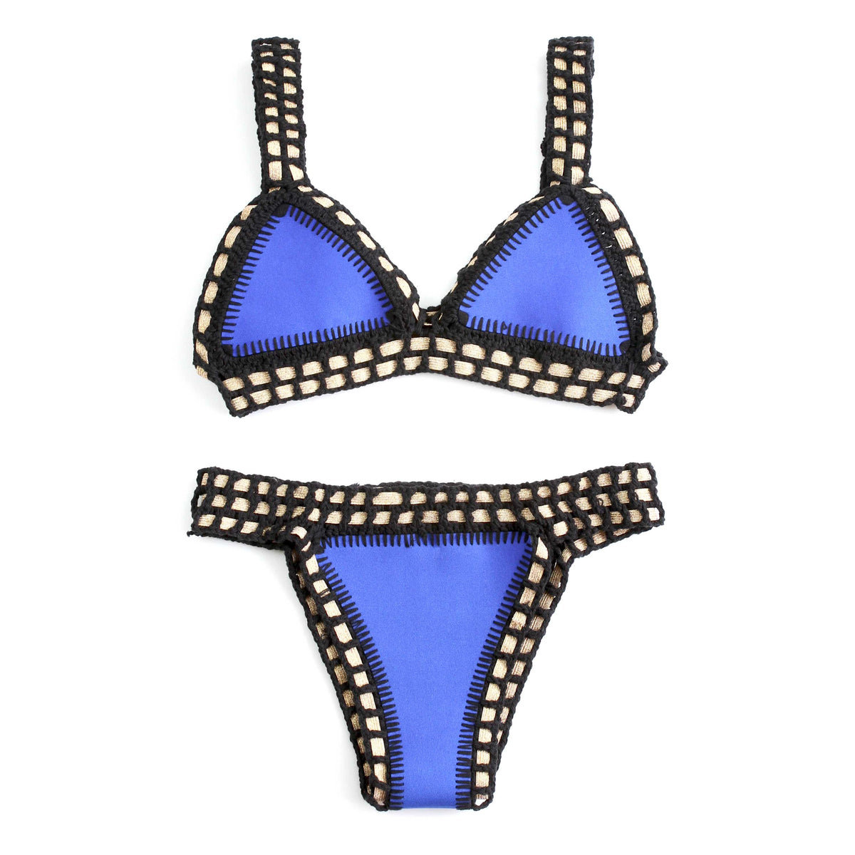 Reversible Handmade Neo Crochet Bikini Suit - worthtryit.com