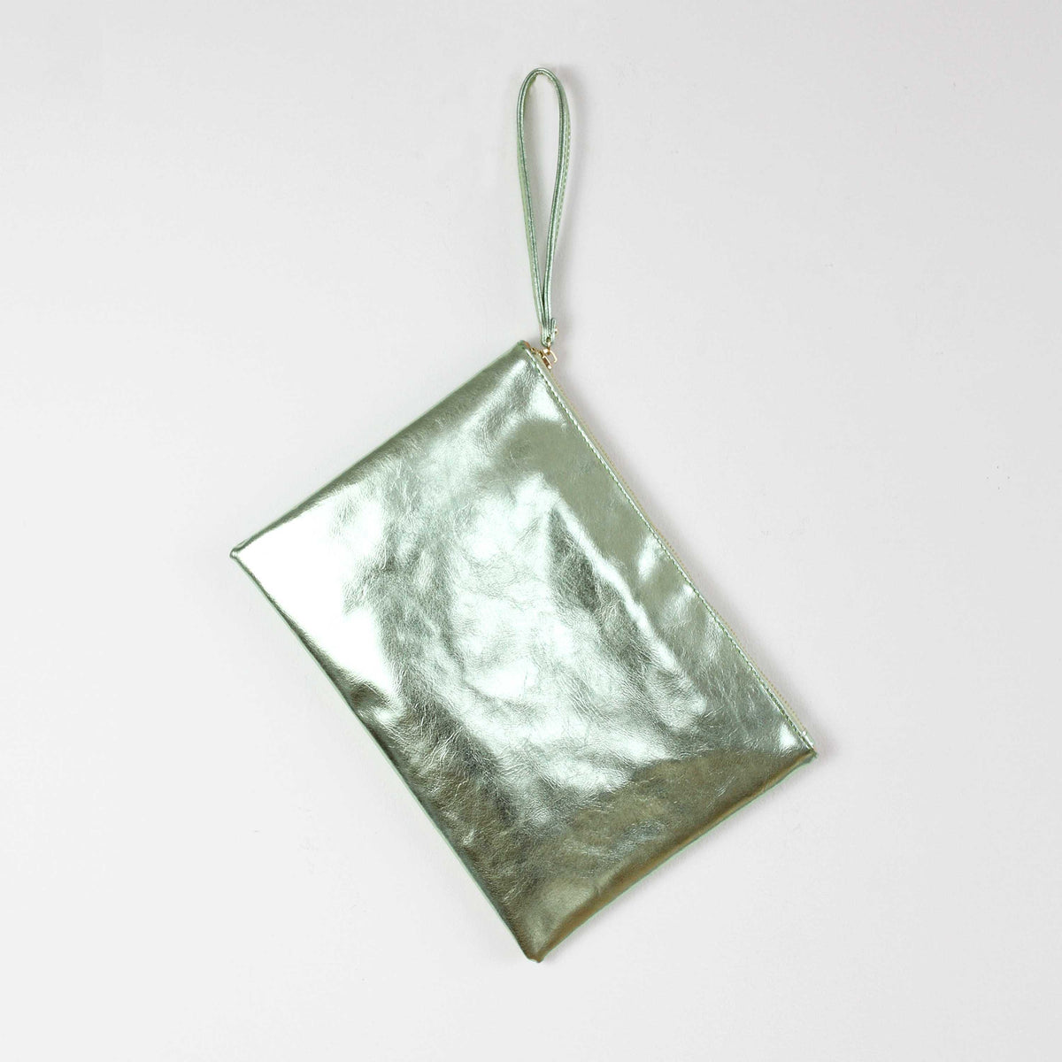 Metallic Wristlet Handbag Clutch Bag Purse 11.2"*7.78"-3 Colors - worthtryit.com